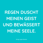 40 Sprüche über Regen SpruchZentrale